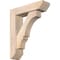 Ekena Millwork Balboa Slat Smooth Bracket w/ Offset Brace, Douglas Fir, 5 1/2"W x 20"D x 24"H BKT0604X20X24BOA06SDF - alternate 1